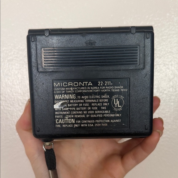 Black Analog Micronta Multimeter - Picture 9 of 14